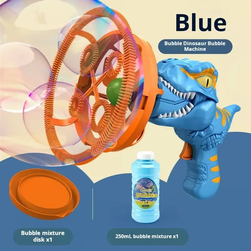Mroace 2026 New Model Semi-Automatic Dinosaur Fan Bubble Machine