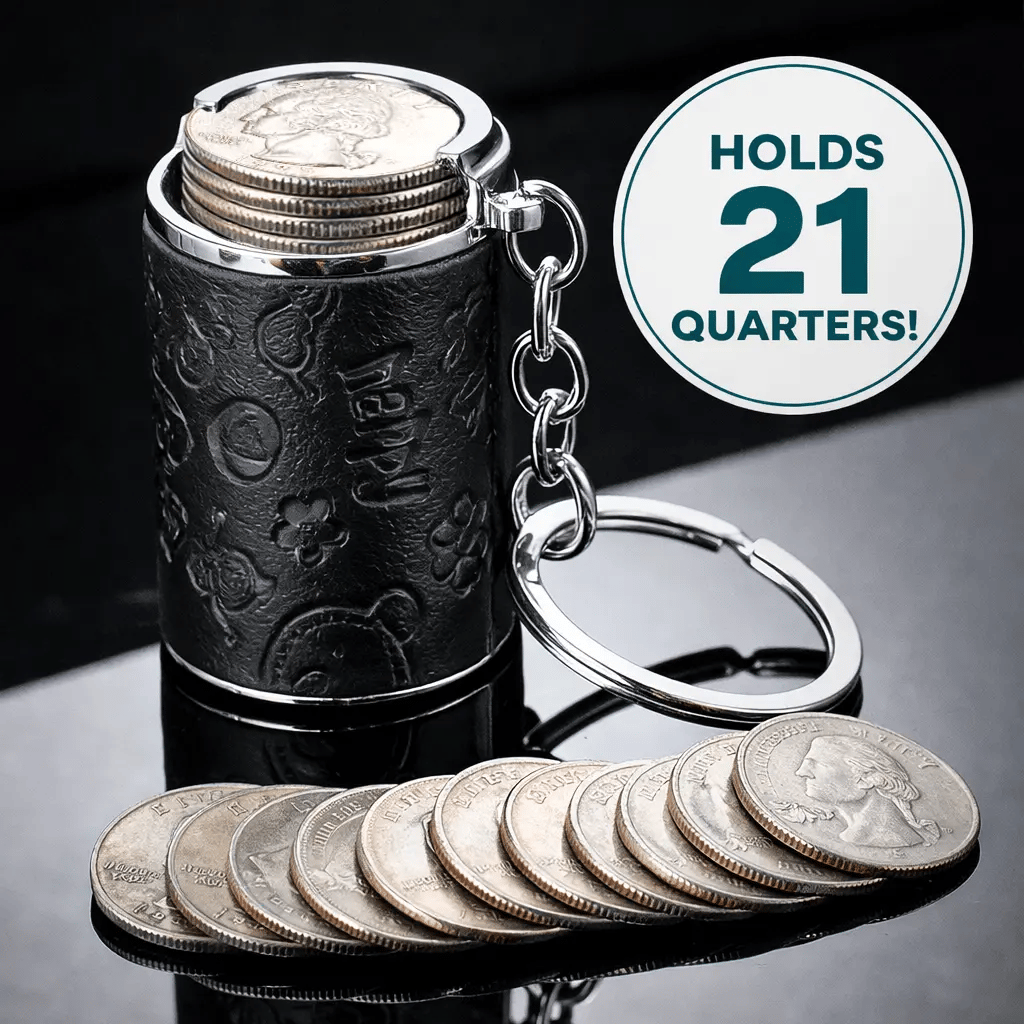 Mroace Mini Coin Storage Keychain