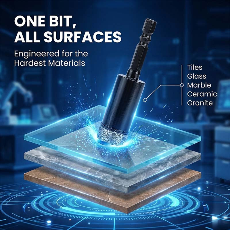 Mroace Brazed Diamond Precision Drill Bit Set