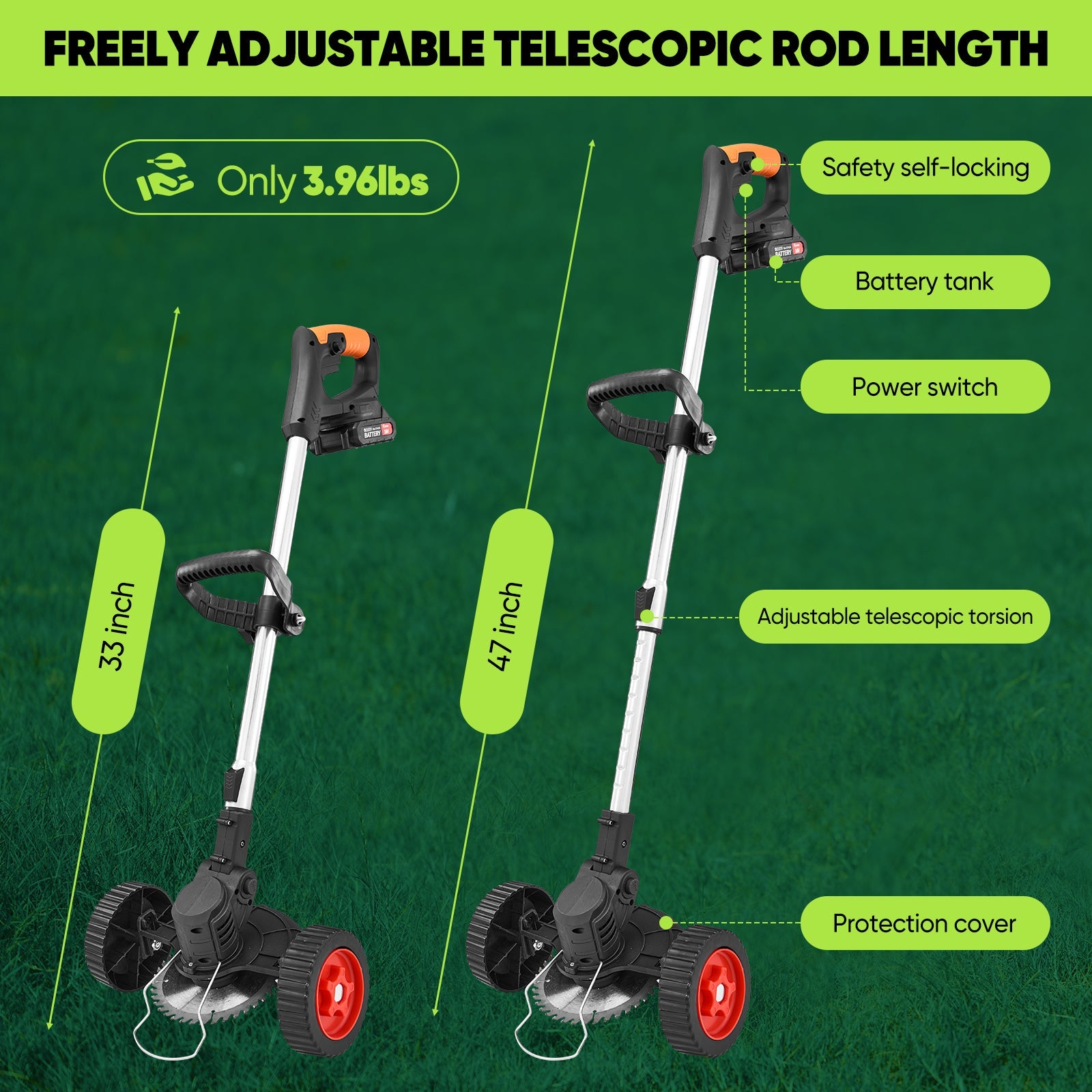 Mroace Wireless Weed Eater