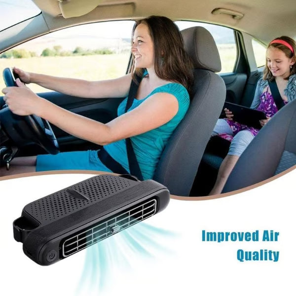Mroace USB Dual Turbo Car Seat Fan