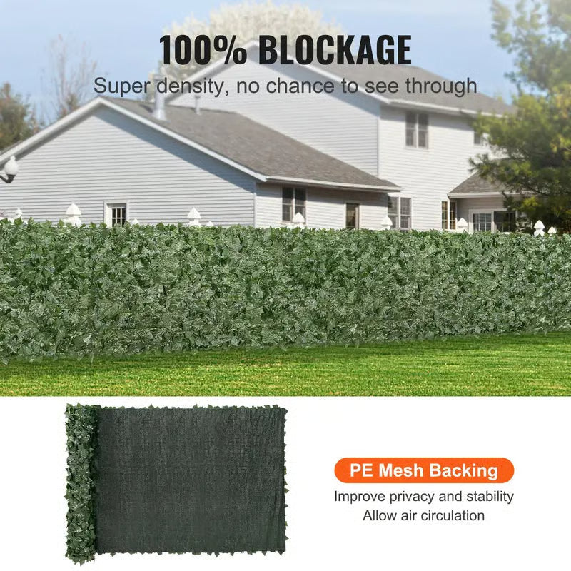 Mroace Artificial Greenery Privacy Fence Screen
