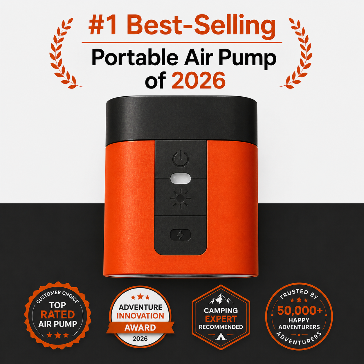 Mroace Ultra Fast Rechargeable Electric Air Pump