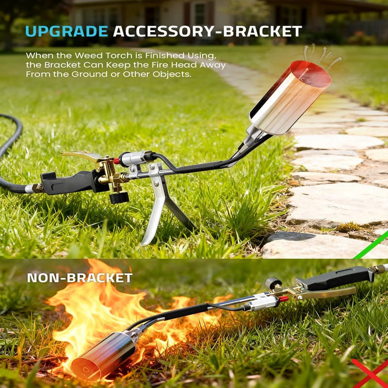Mroace Heavy Duty MAPP Propane Weed Torch