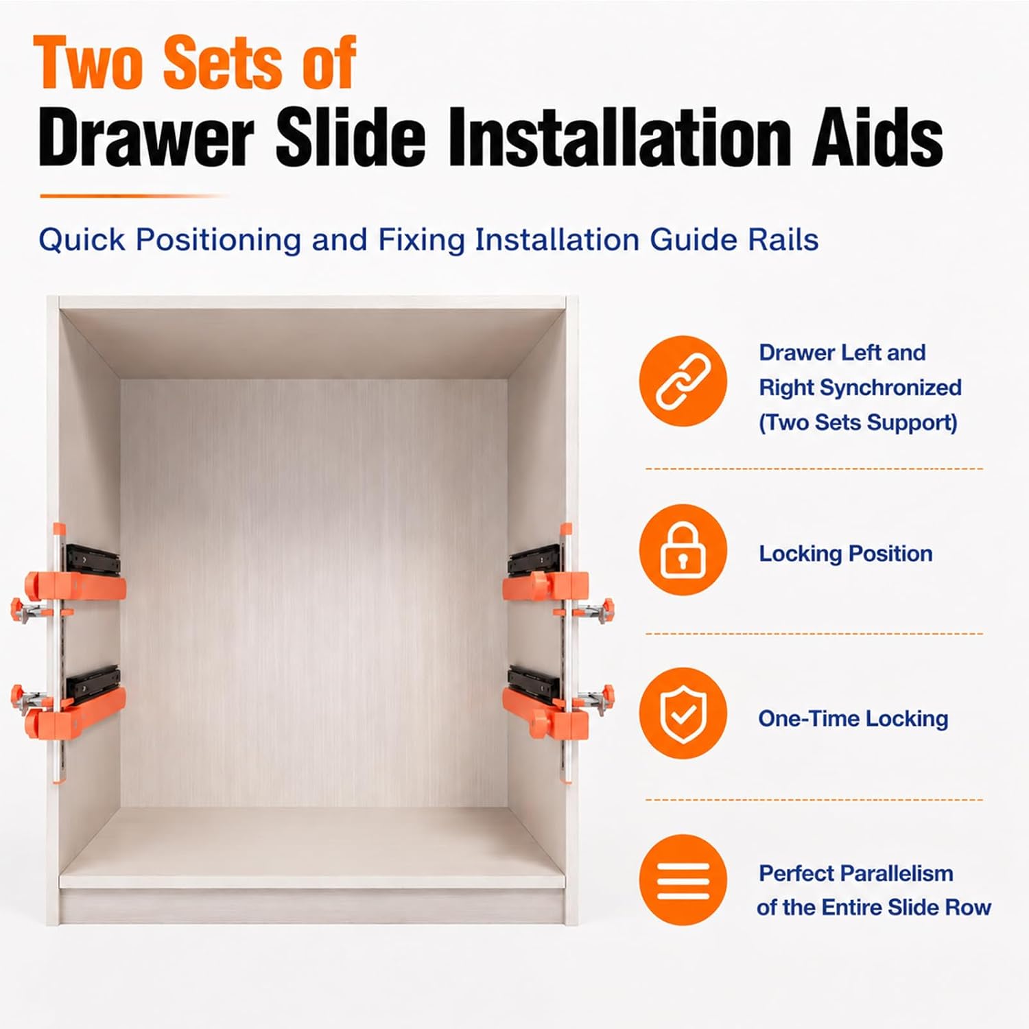Mroace Magnetic Drawer Slide Installation Bracket