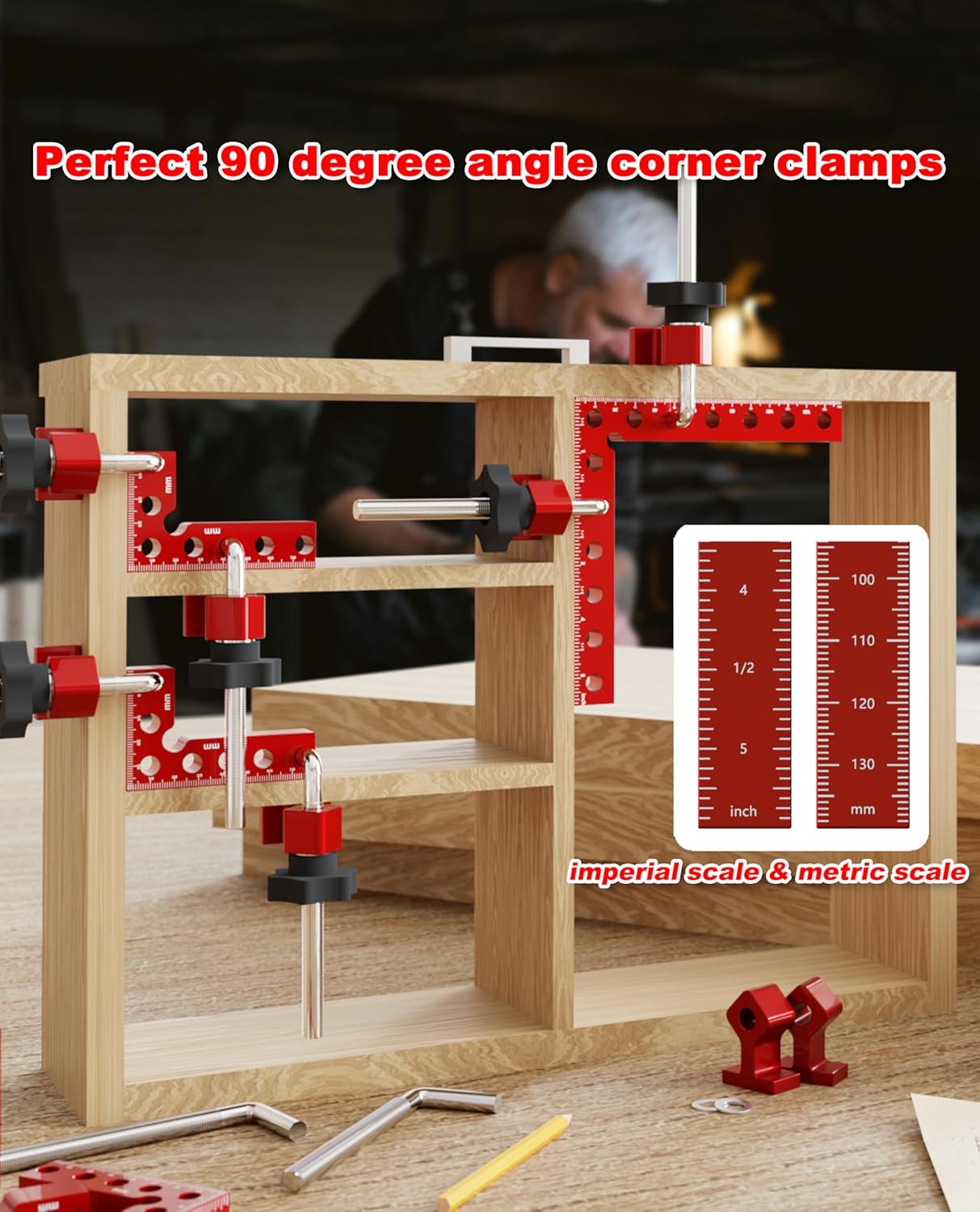 Mroace 90° Corner Clamps for Woodworking