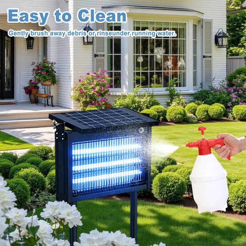 Mroace Smart Light-Sensor Waterproof Solar Bug Zapper