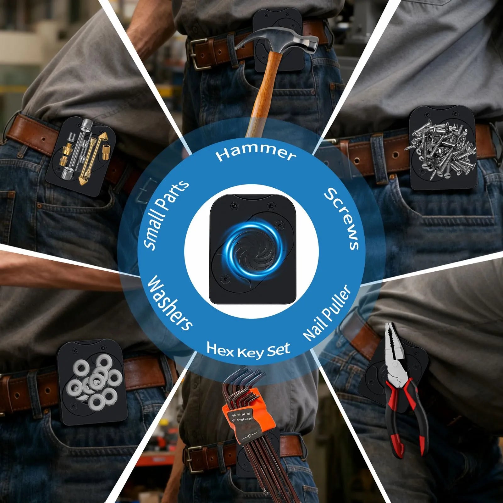 Mroace Strong Magnetic Belt Clip Tool Holder