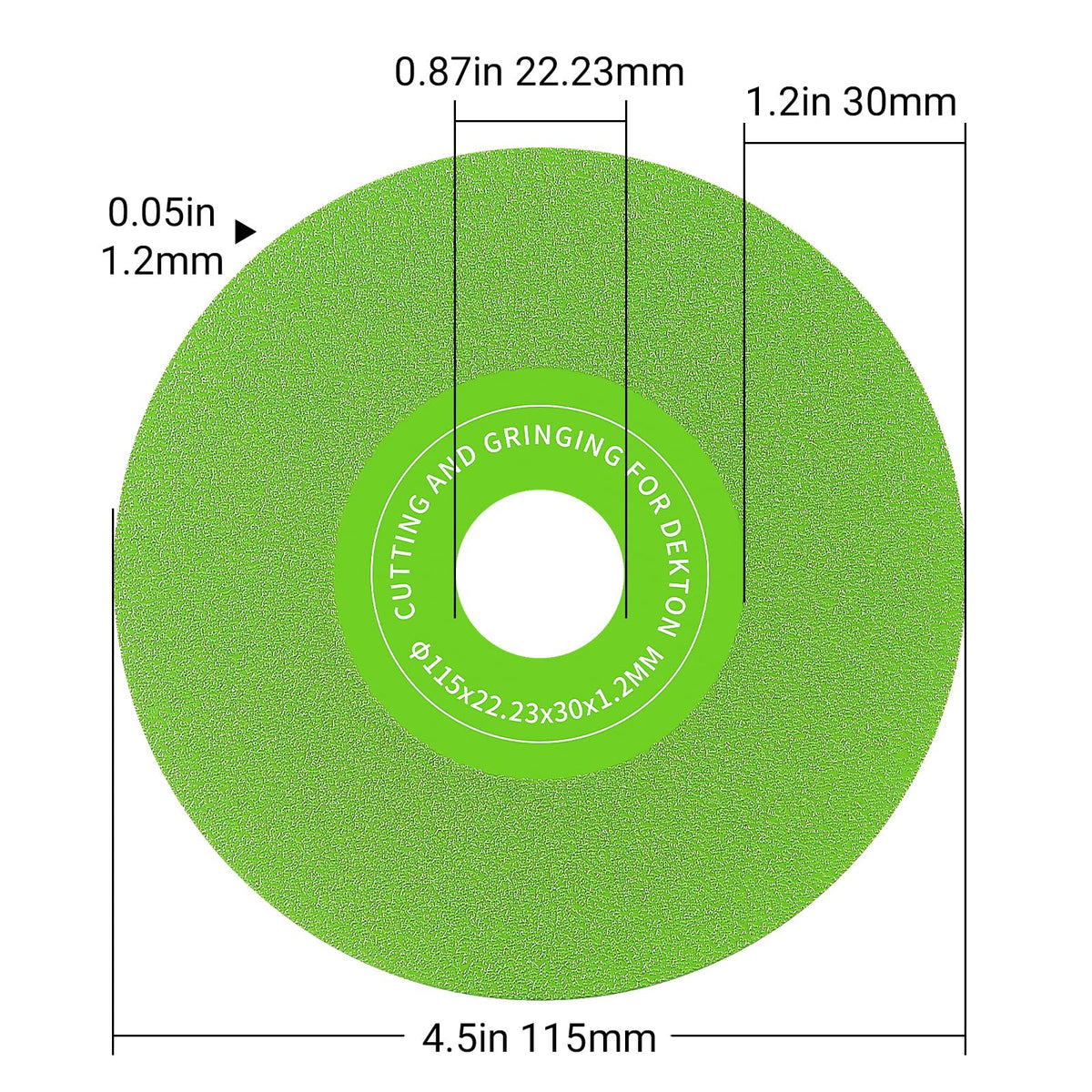 Mroace Extra Wide Fine Sanding Discs for Tile and Stone – 3PCS