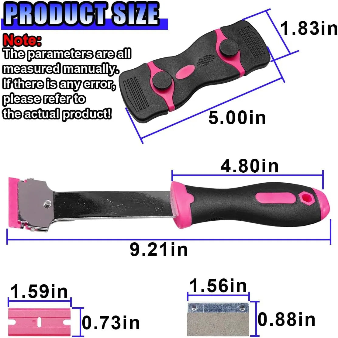 Mroace Multi Purpose Razor Blade Scraper Set