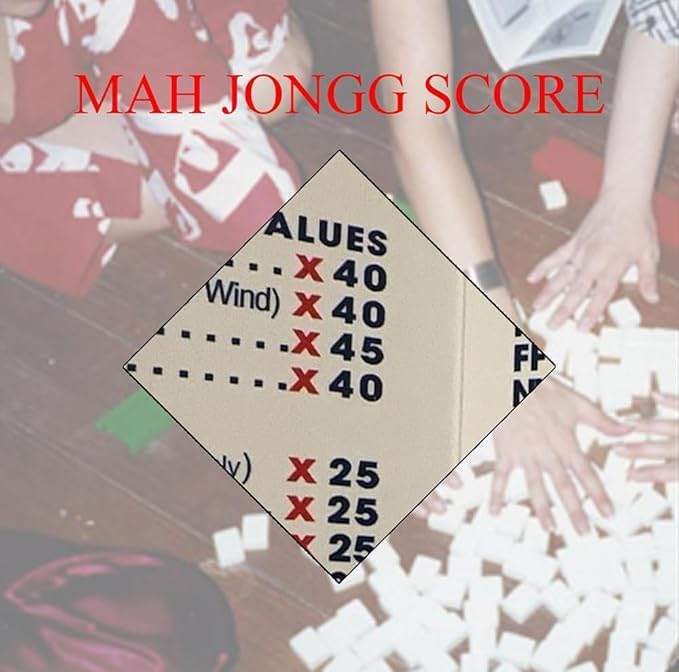 Mroace Mahjong Cards 2026 4-Pack (4pcs)