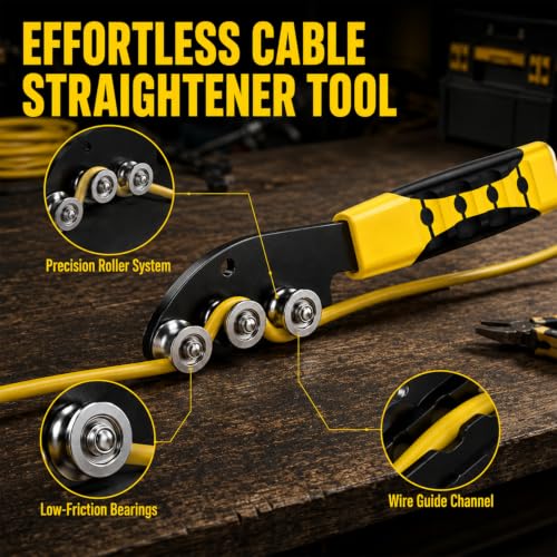 Mroace Stainless Steel Manual Wire Straightener