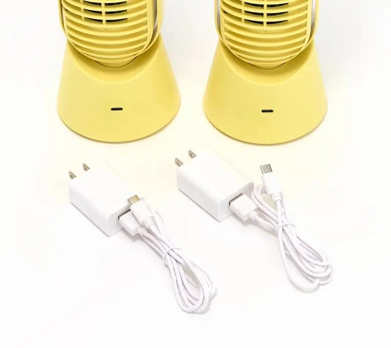 Mroace 2-Pack 10-Inch Portable Rechargeable Fans