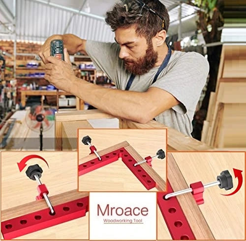 Mroace 90 Degree Aluminum Corner Clamps
