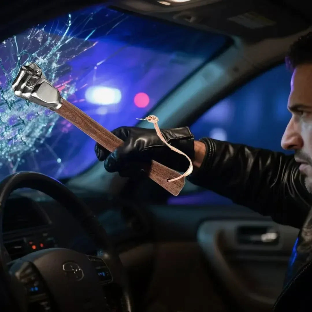 Mroace 2LB Stainless Steel Wooden-Handle Sledge Hammer - MROACE