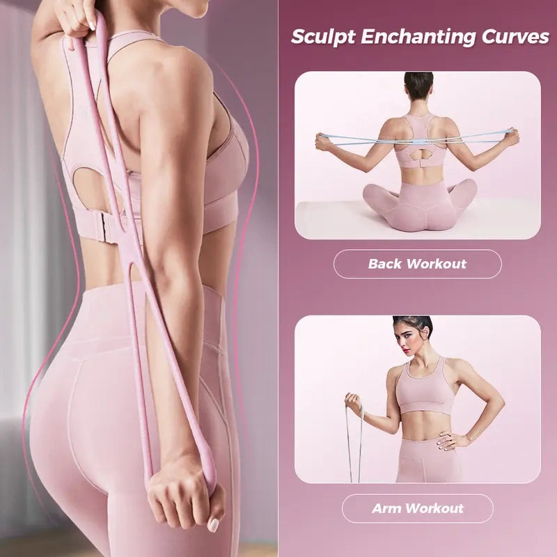 Mroace Figure 8 Silicone Resistance Band