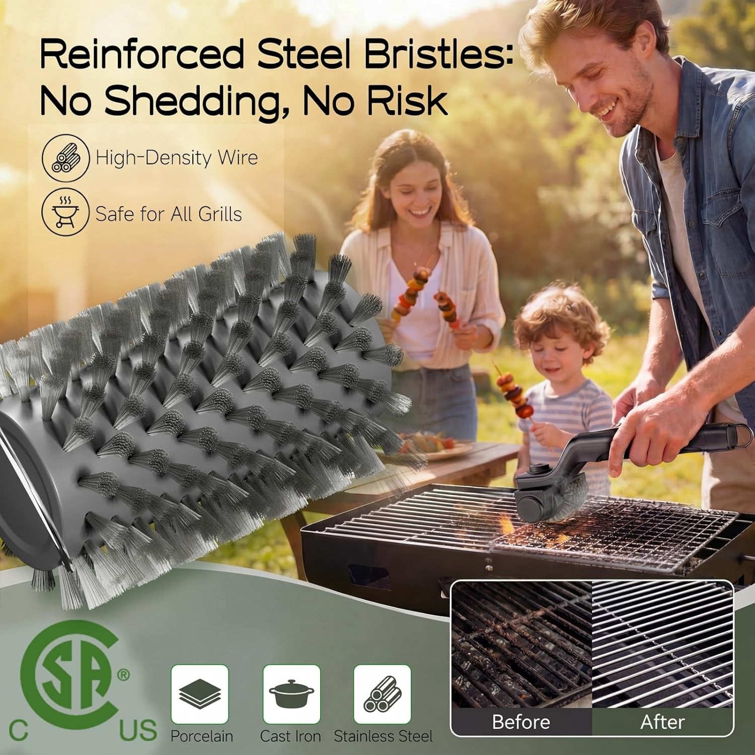 Mroace Electric Rotary Grill Brush