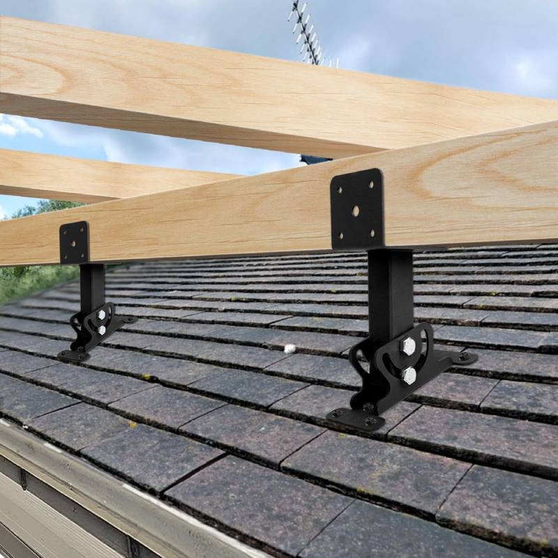 Mroace Adjustable Pergola Roof Mounting Bracket