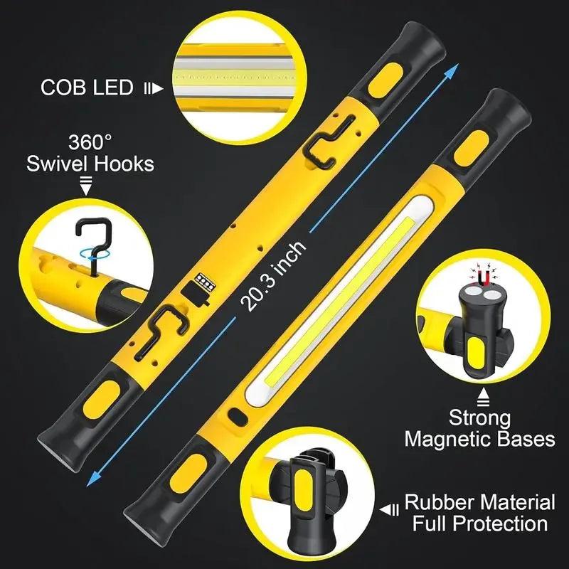Mroace Magnetic Rechargeable LED Work Light - MROACE