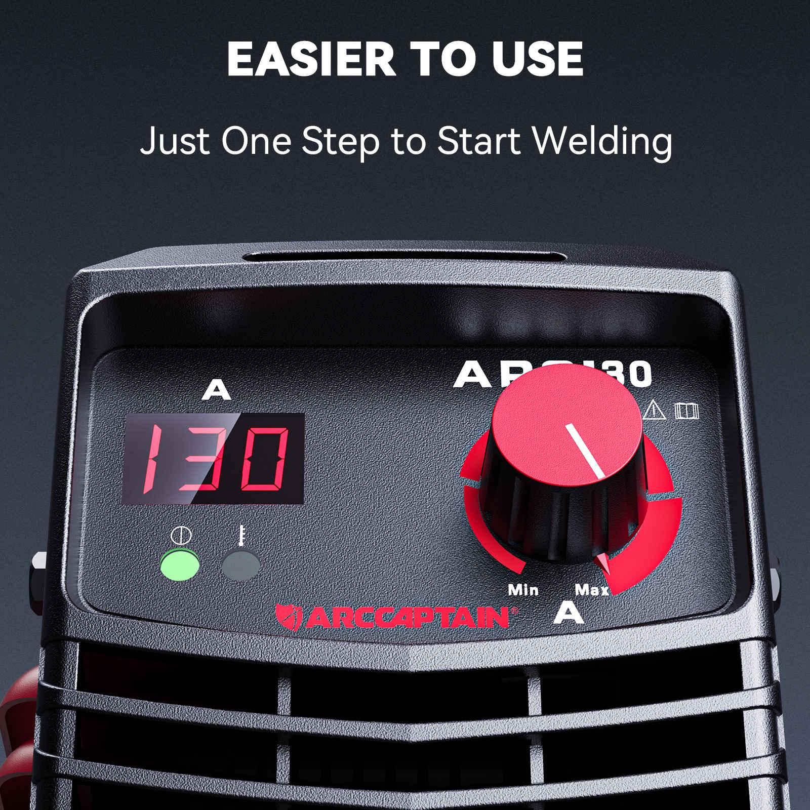 Mroace & Arccaptain 110V Portable Mini Beginner Stick Welder - MROACE