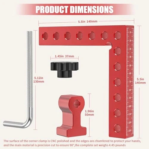 Mroace 90° Woodworking Corner Clamps