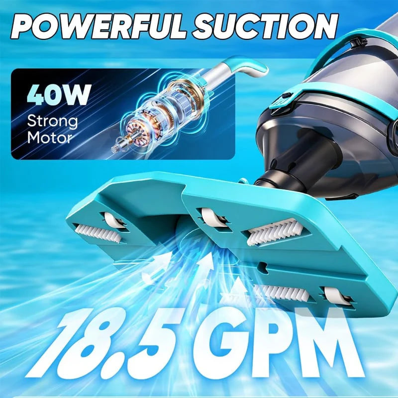 Mroace Cordless Handheld Pool Vacuum Cleaner