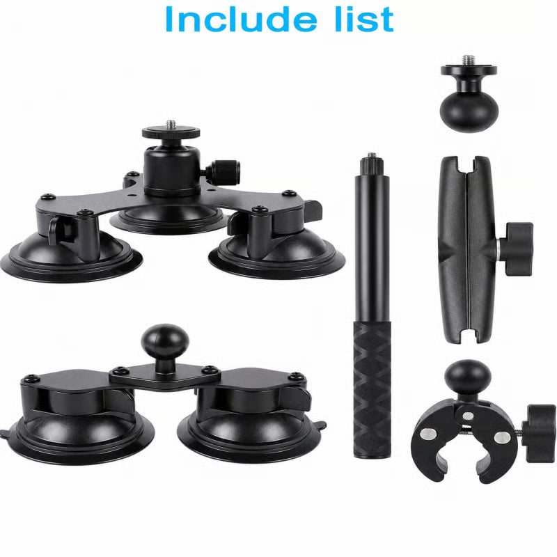 Mroace Action Camera Suction Mount Kit
