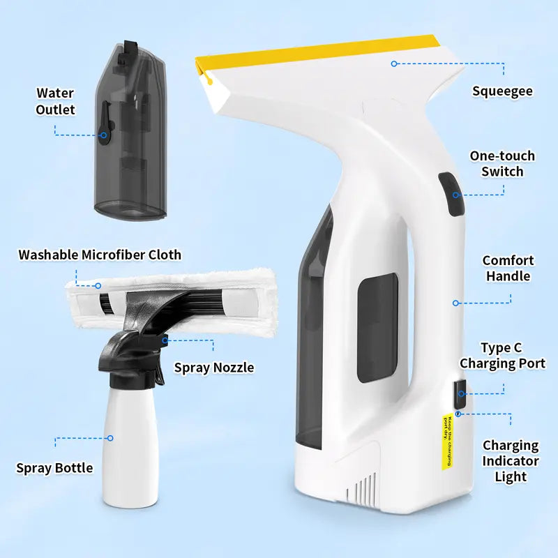 Mroace Cordless Window Vacuum Cleaner Kit