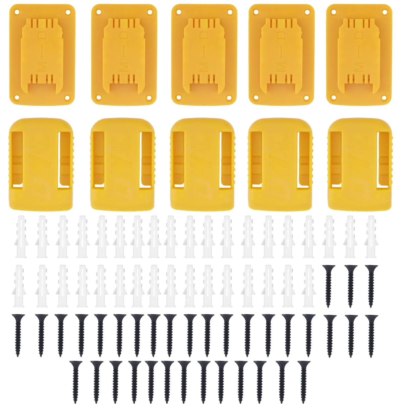 Mroace Wall Mount Battery Tool Holder