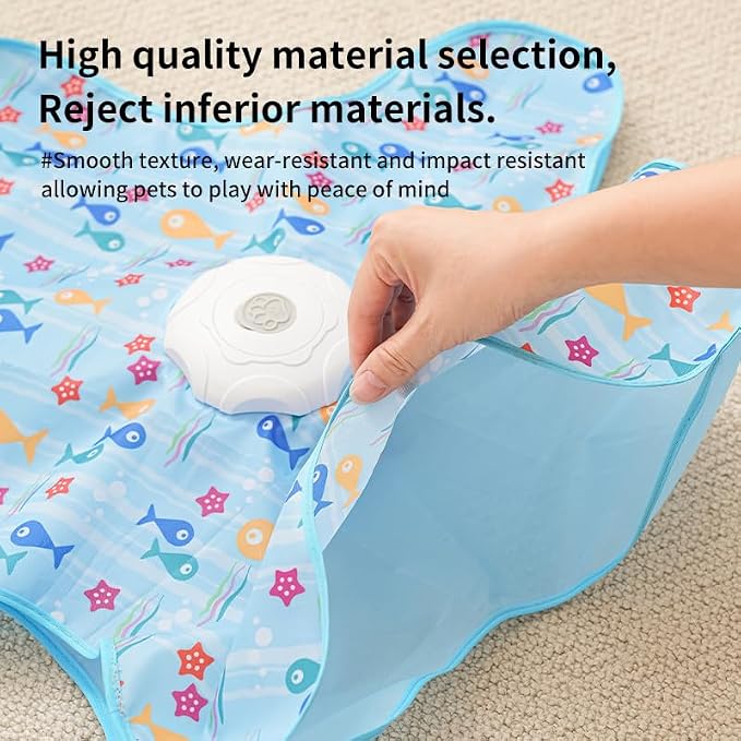 Mroace Rechargeable Automatic Cat Toy with 3 Interactive Play Modes