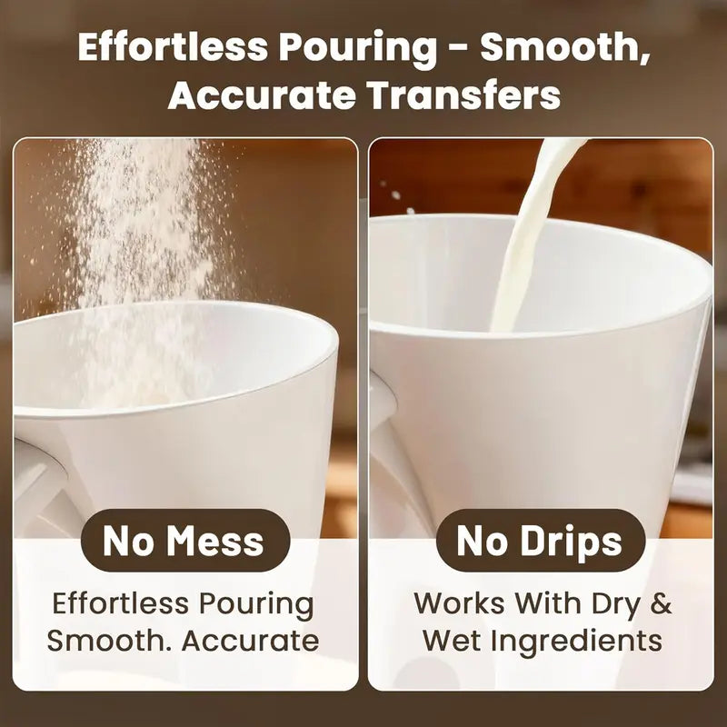 Mroace Easy Pour Flour Funnel for Tilt Head Stand Mixers