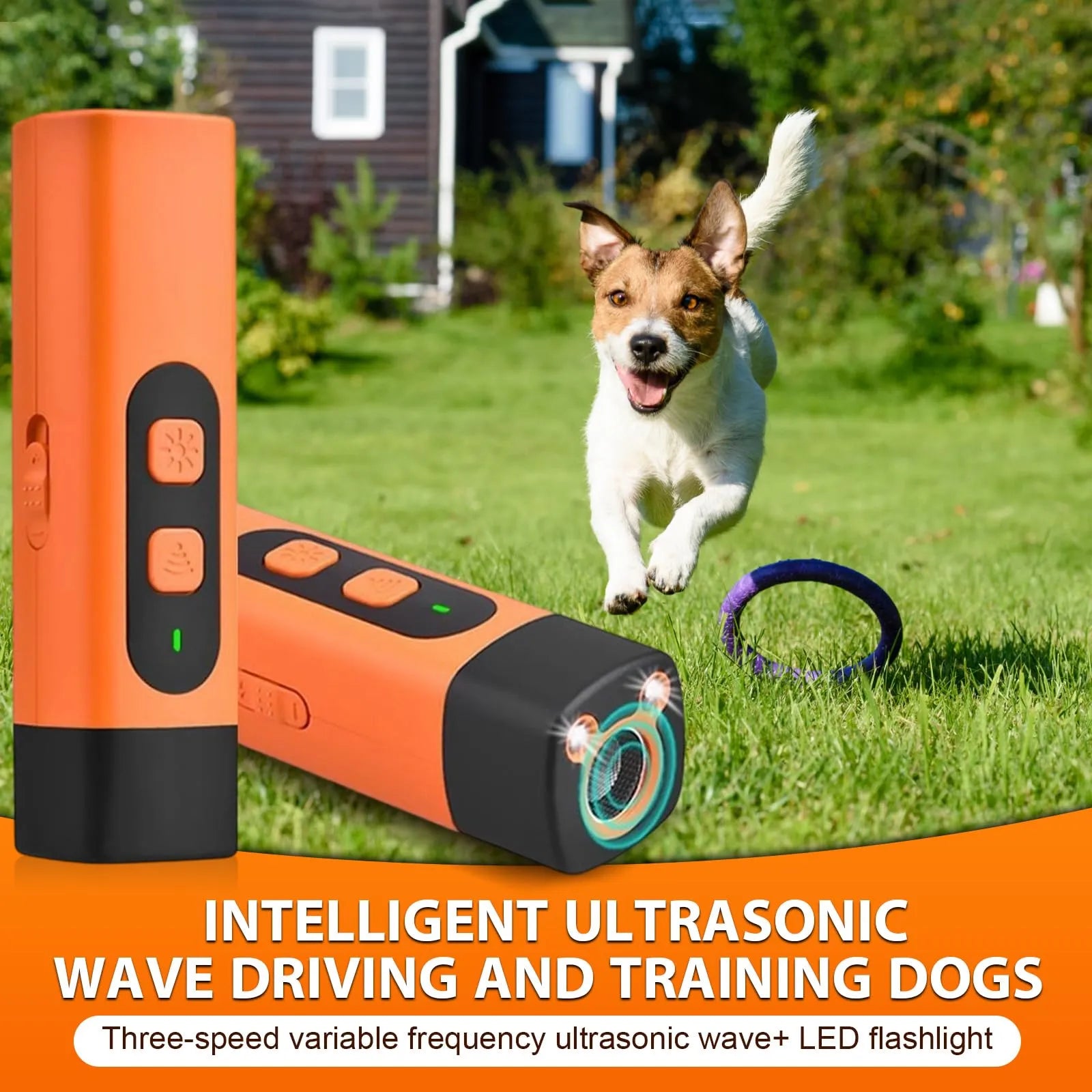 Mroace Ultrasonic Rechargeable Dog Bark Deterrent Device