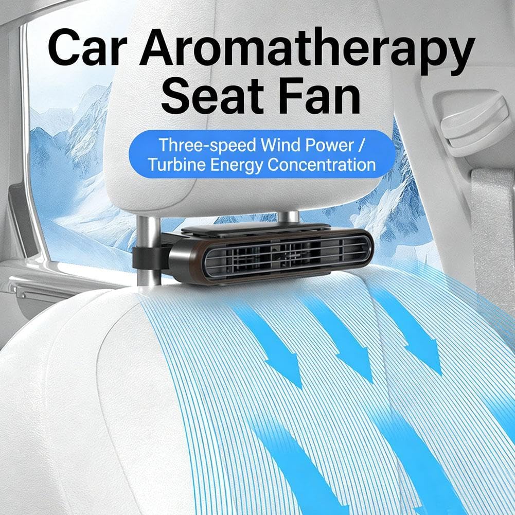 Mroace Portable Car Seat Cooling Fan