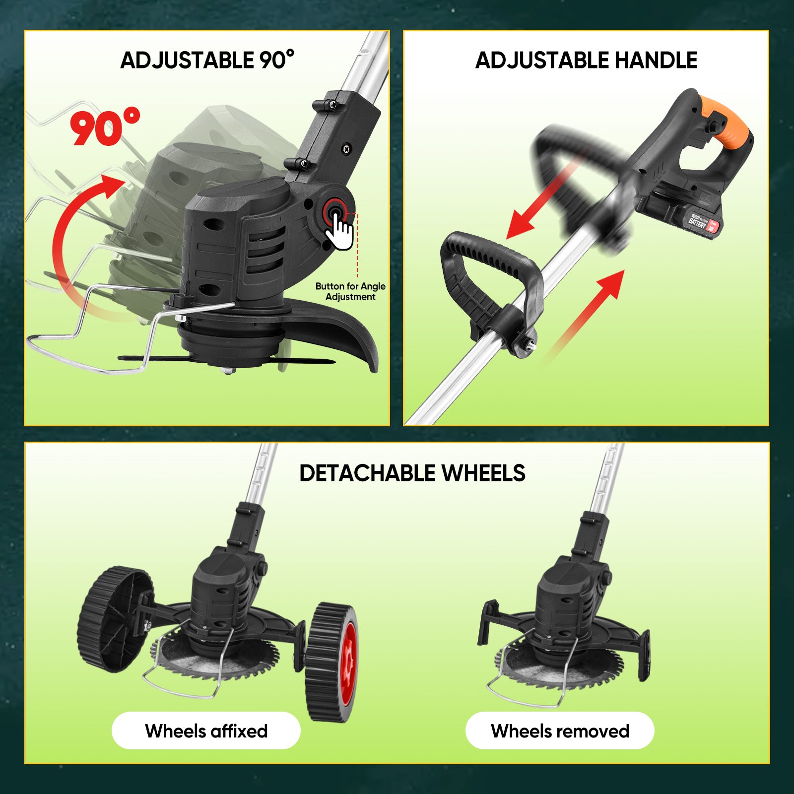 Mroace Wireless Weed Eater