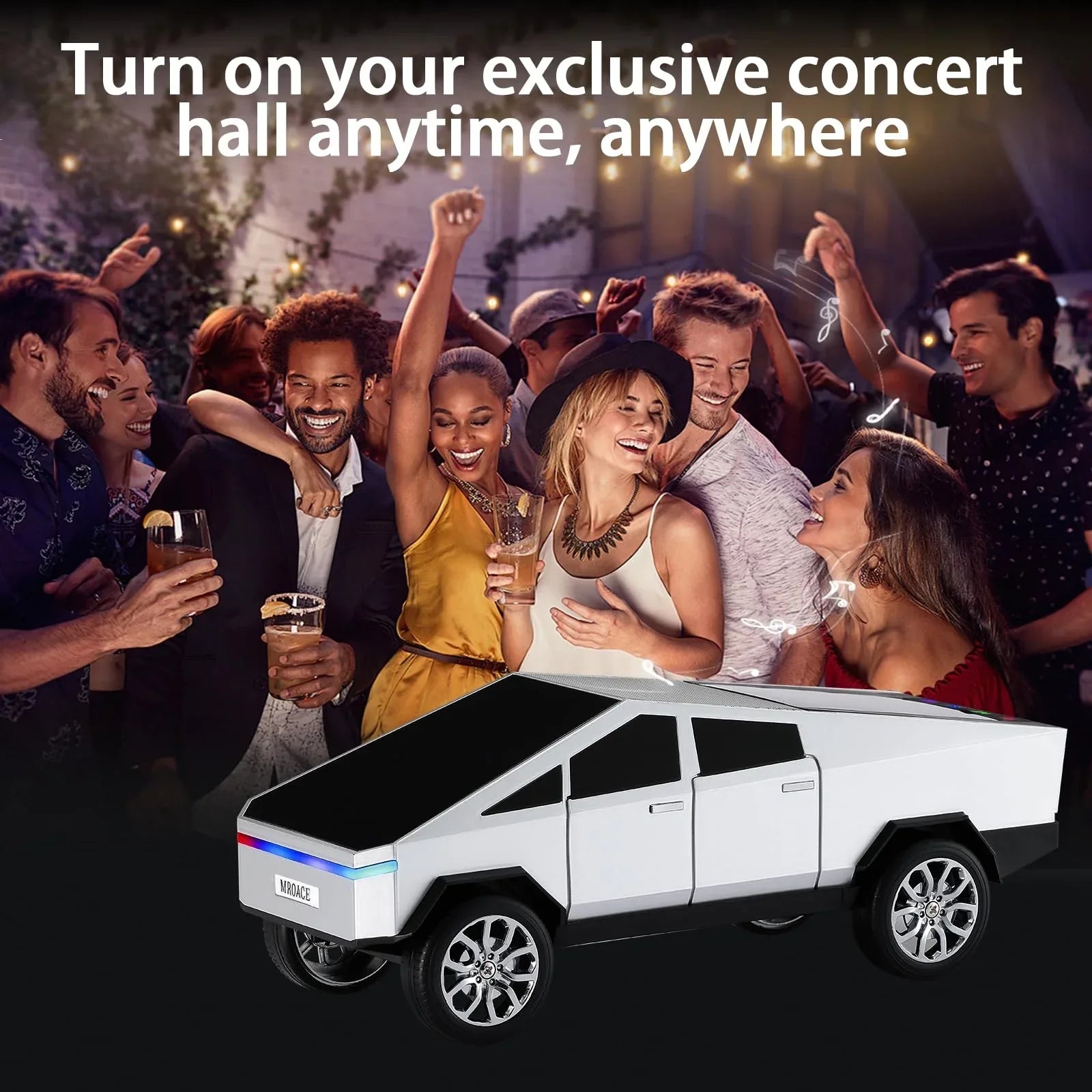 Mroace Bluetooth TWS Truck-Style Portable Speaker - MROACE