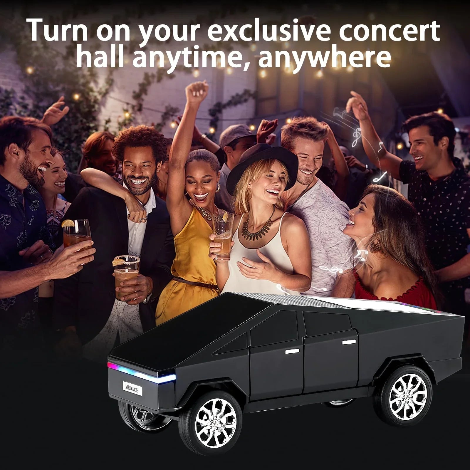 Mroace Bluetooth TWS Truck-Style Portable Speaker - MROACE