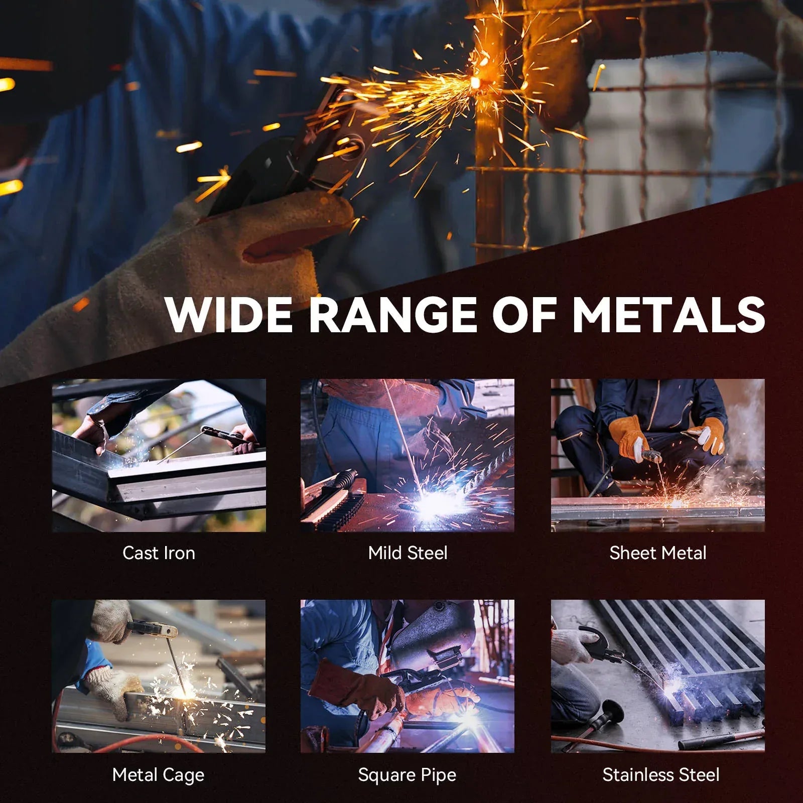 Mroace & Arccaptain 110V Portable Mini Beginner Stick Welder - MROACE