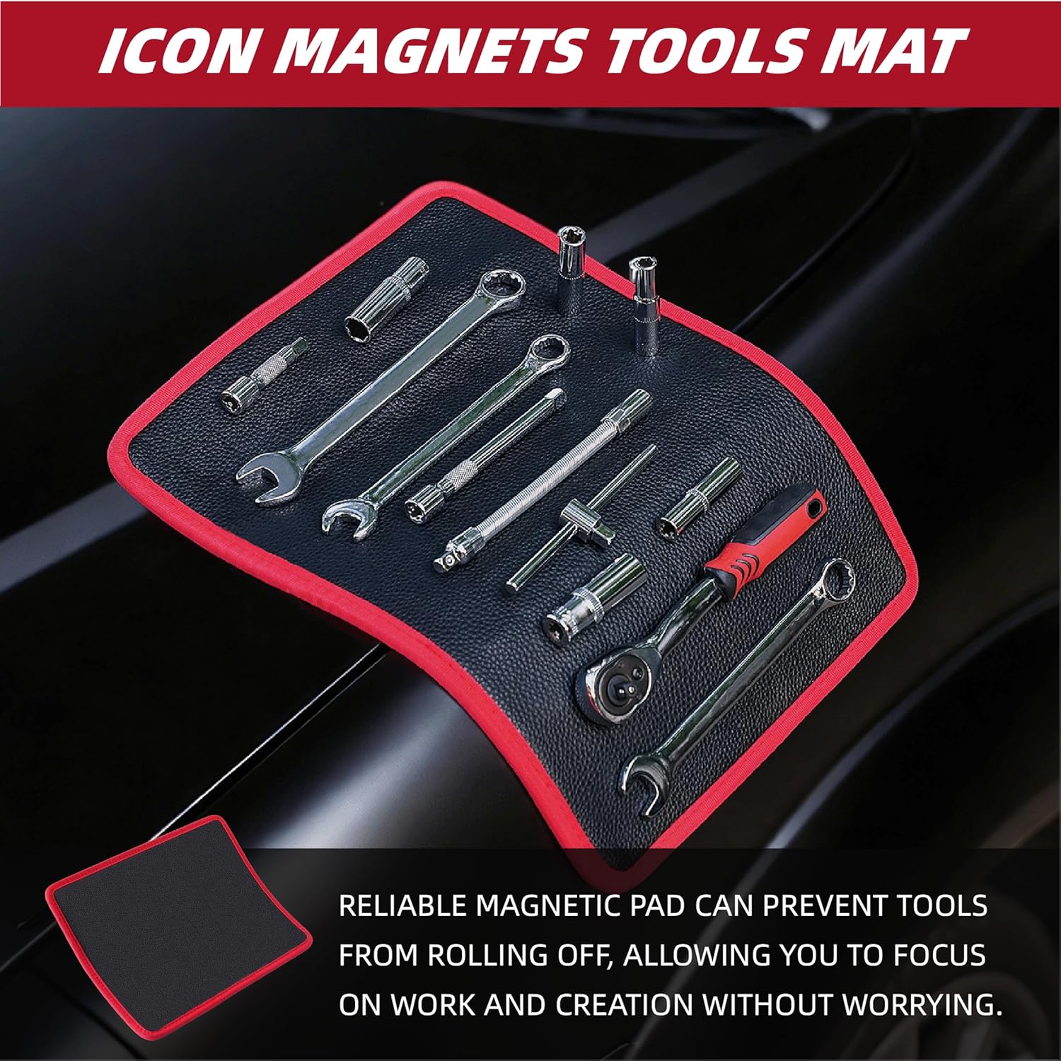 Mroace Flexible Magnetic Tool Mat