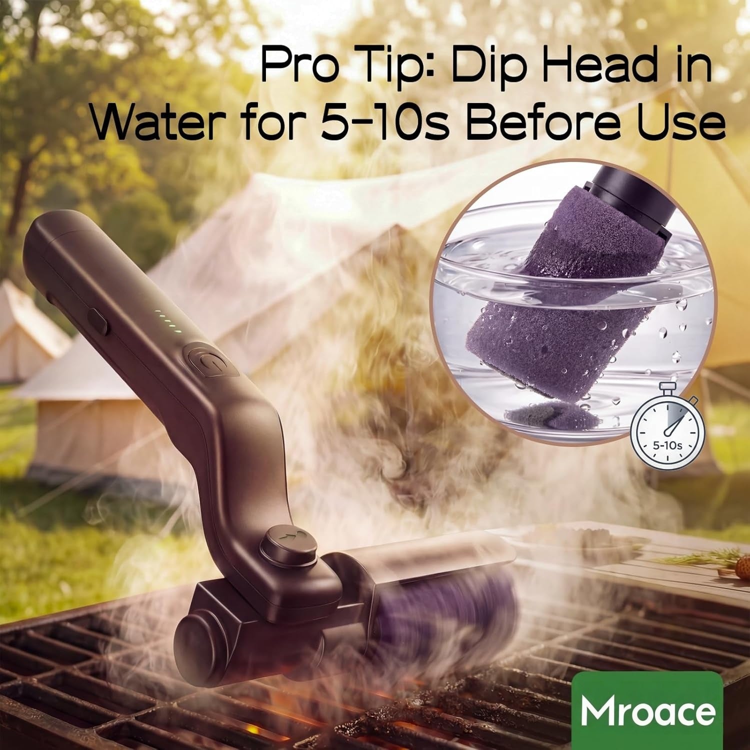 Mroace Electric Rotary Grill Brush