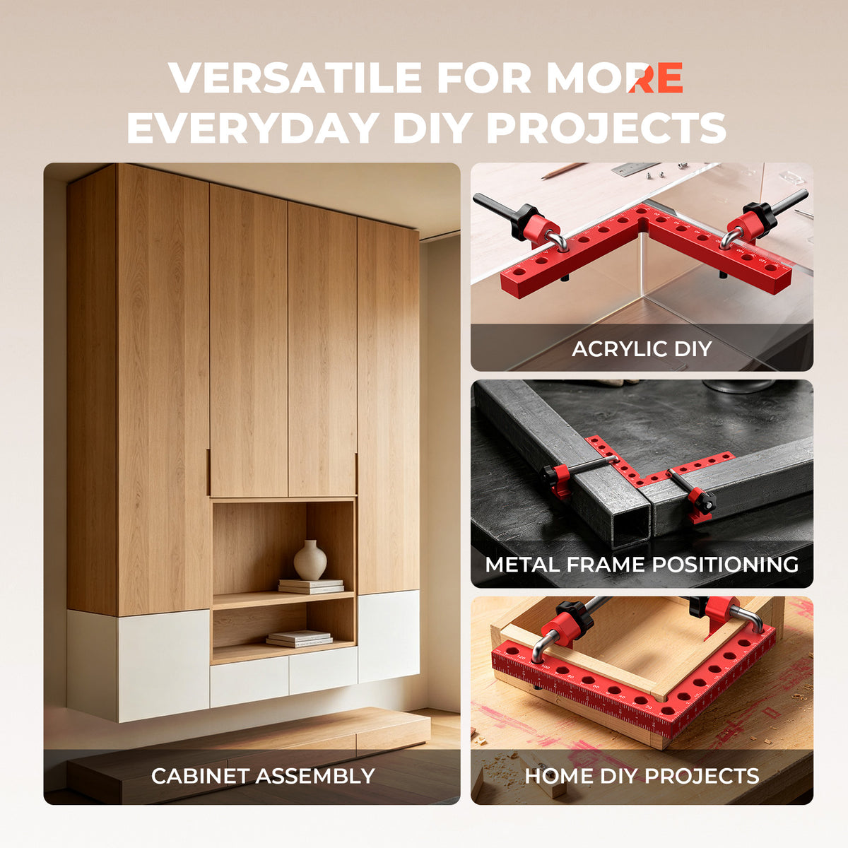 Mroace 90° Woodworking Corner Clamps