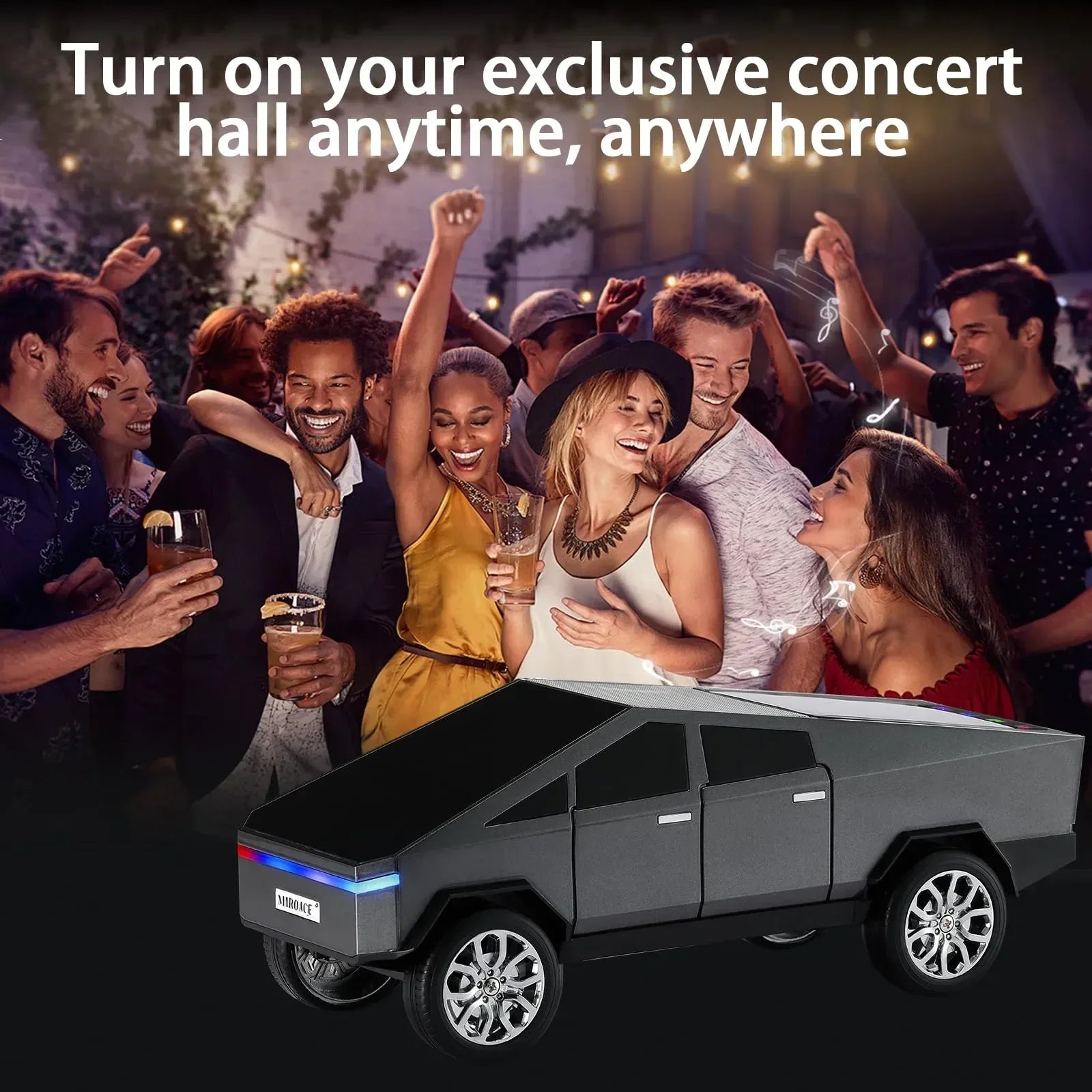 Mroace Bluetooth TWS Truck-Style Portable Speaker - MROACE