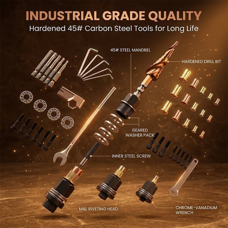Mroace Threaded Rivet Nut Kit
