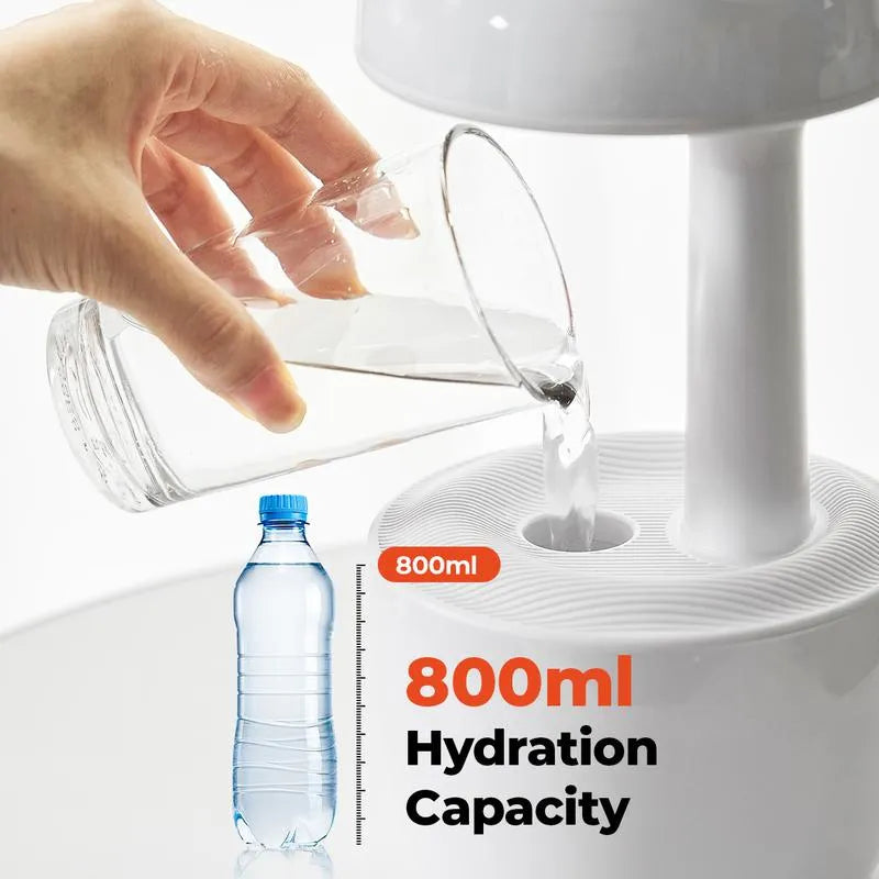 Mroace Anti-Gravity Colorful Night Light Air Humidifier