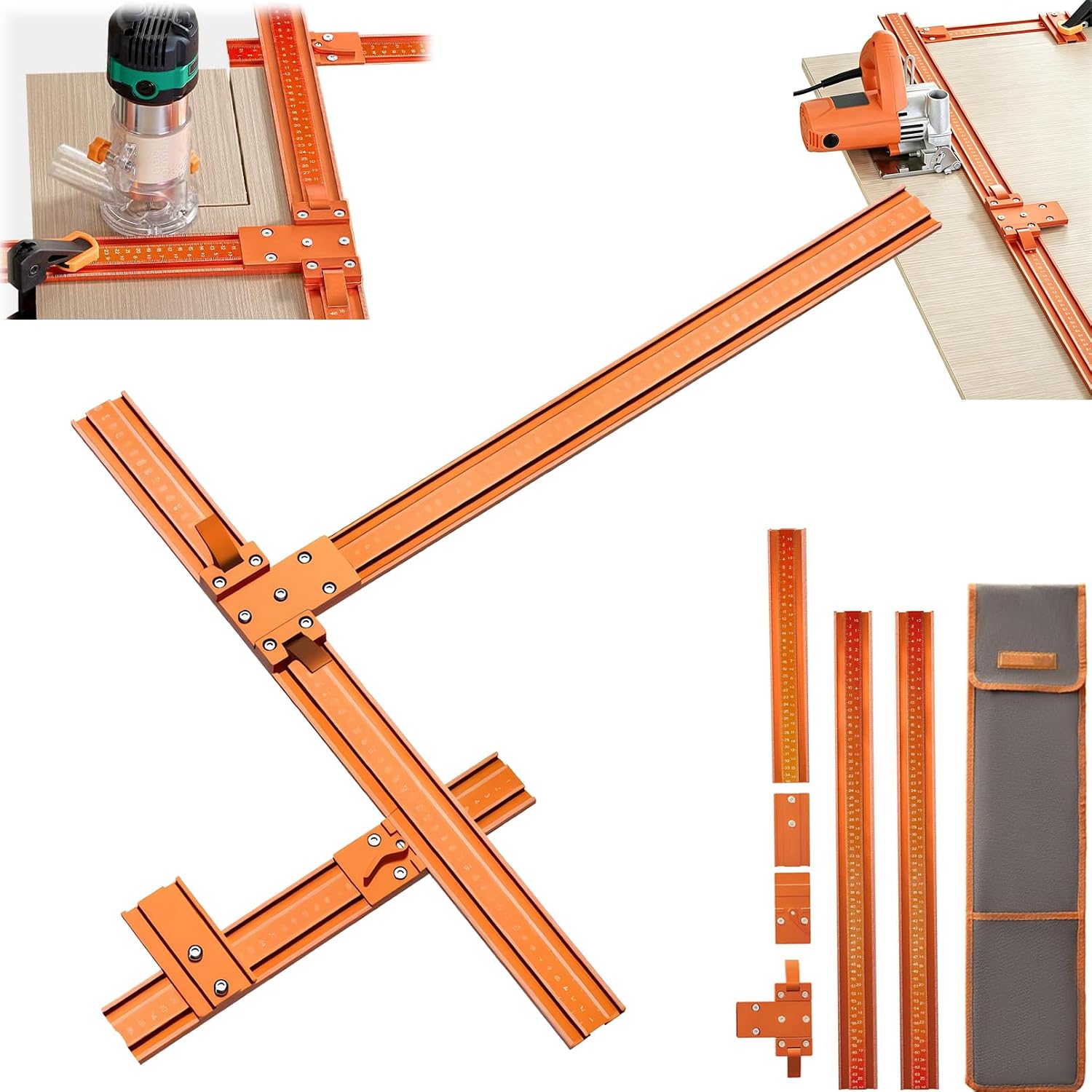 Mroace Aluminum Alloy Circular Saw Guide Rail
