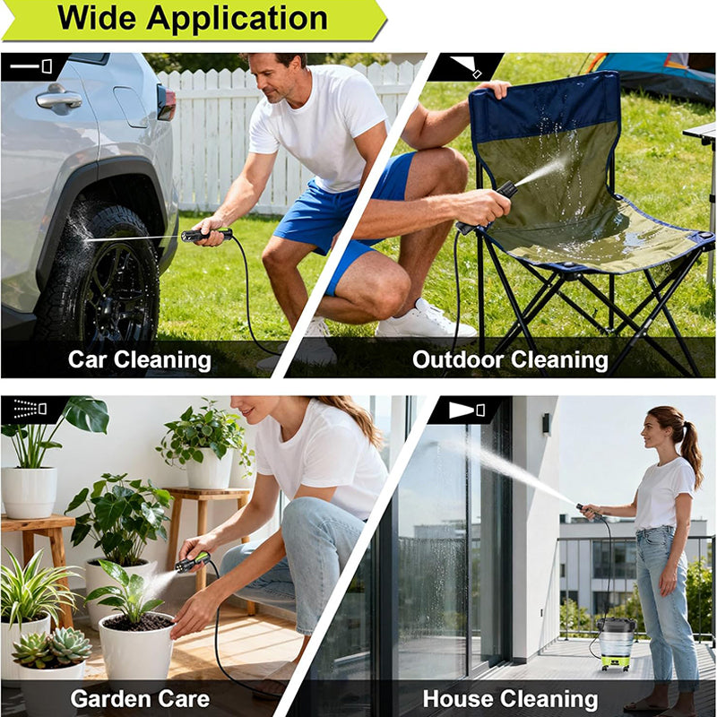 Mroace Portable Foldable Cordless Outdoor Cleaning Sprayer