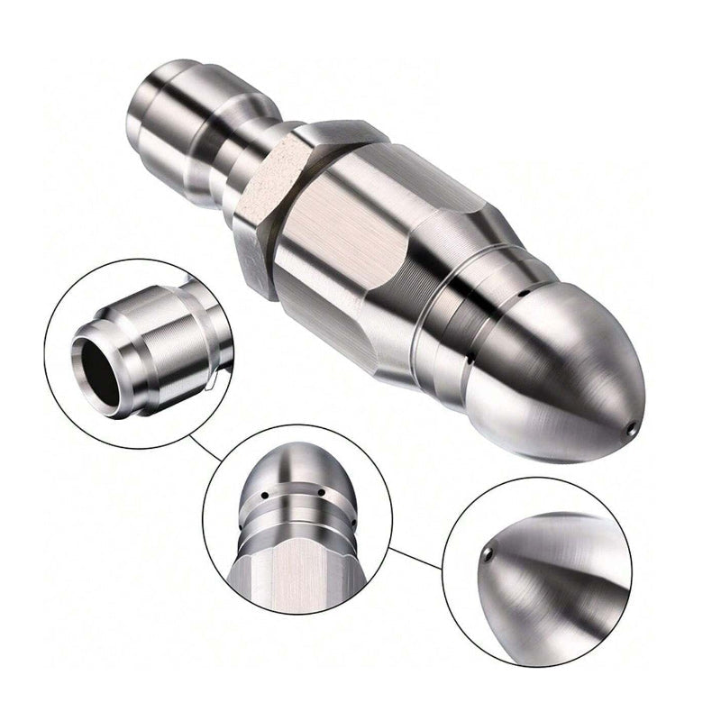 Mroace Rust Resistant Sewer Jetter Nozzle