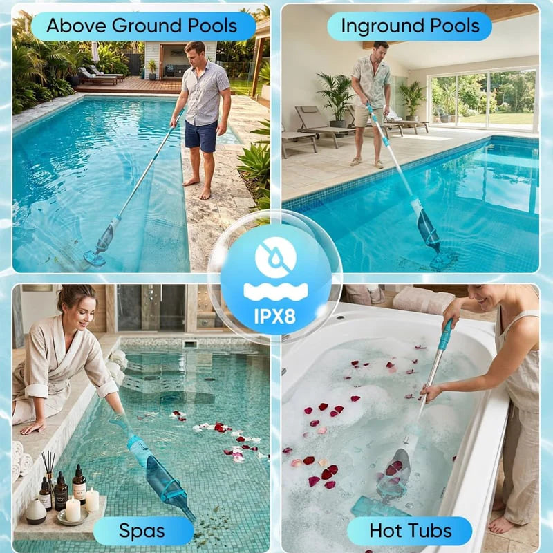 Mroace Cordless Handheld Pool Vacuum Cleaner