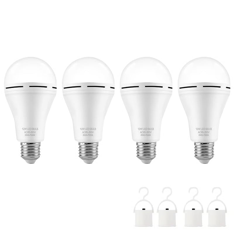 Mroace Emergency Rechargeable LED Light Bulbs