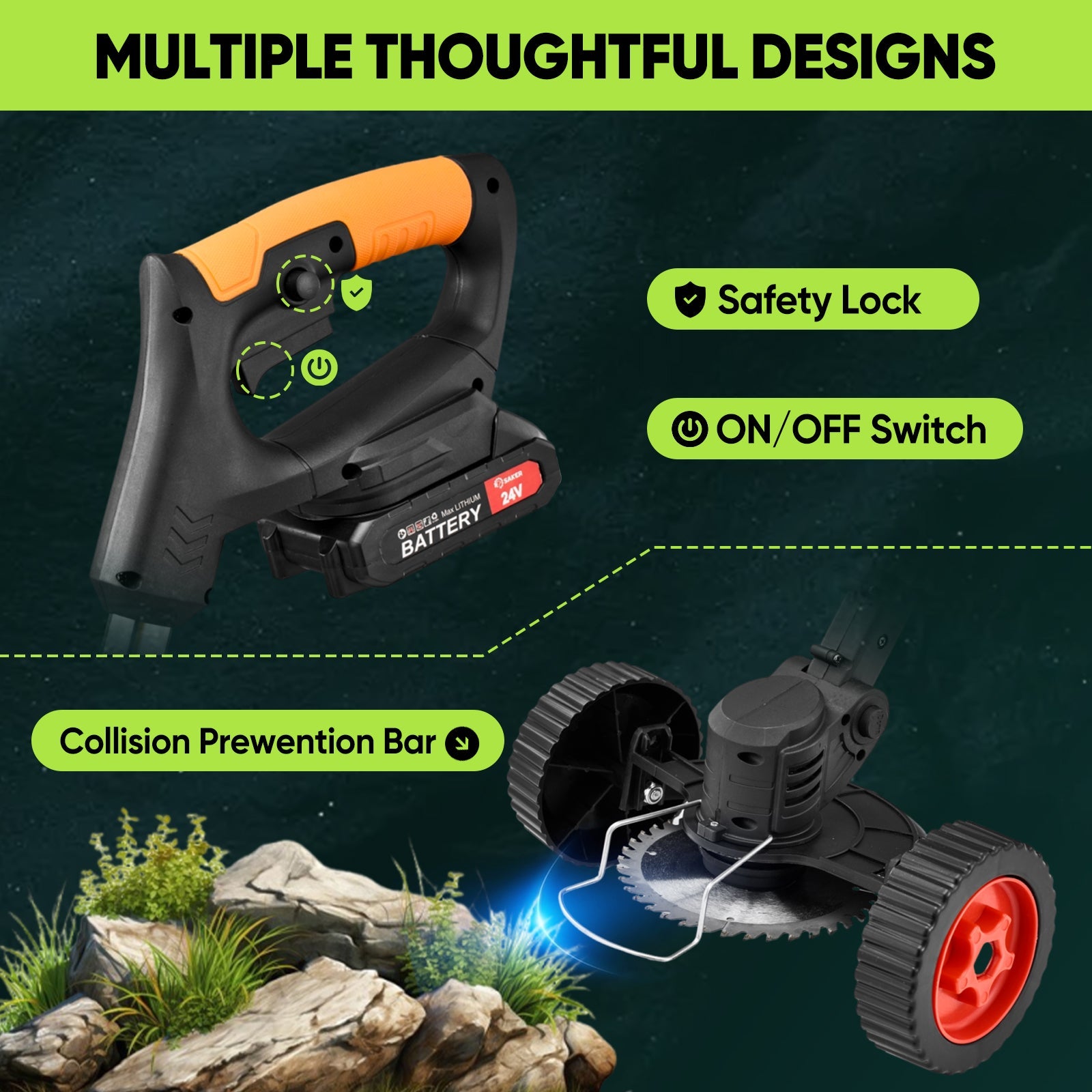 Mroace Wireless Weed Eater