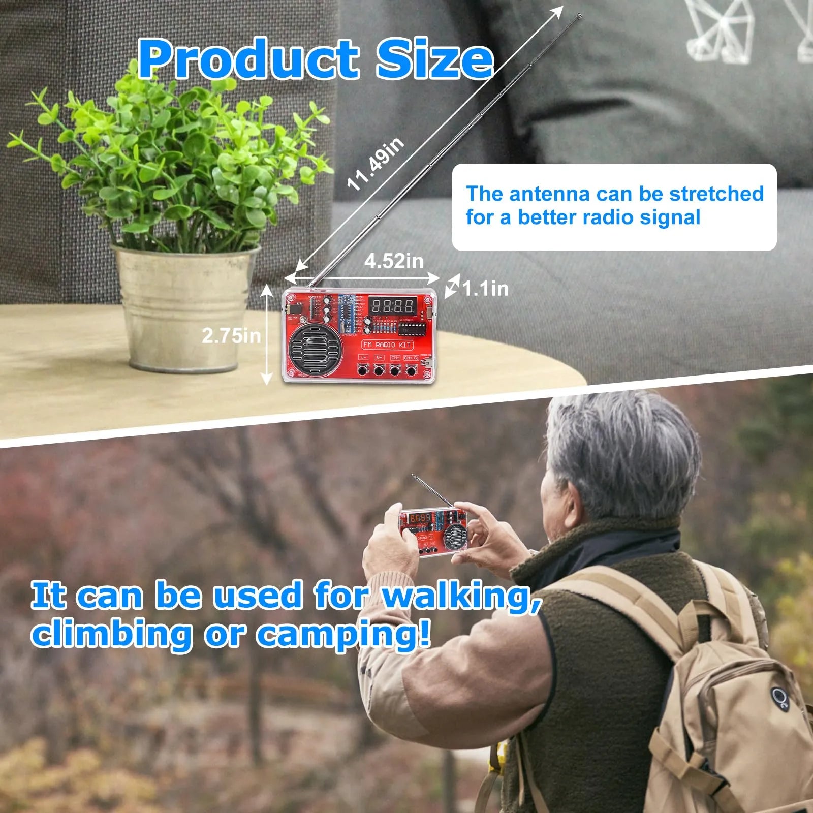 Mroace Portable FM Radio Soldering Project Kit